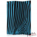 ArtGeist sp. z o o. Paraván - Zebra pattern (turquoise) [Room Dividers]