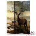 ArtGeist sp. z o o. Paraván - Deers by mountain stream [Room Dividers]