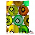 ArtGeist sp. z o o. Paraván - bottles (background) [Room Dividers]