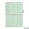 FILOFAX Gyűrűs kalendárium Domino Soft &quot;M&quot; méret fehér lapos világoskék műbőr 2020.