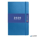 TOPTIMER Határidőnapló Rainbow T018 A/5 heti fehér lapos pontozott belíves sötétkék 2020.