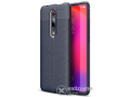 GIGAPACK gumi/szilikon tok Xiaomi Mi 9T (Mi 9T Pro) készülékhez, sötétkék, varrásmintás