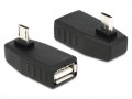 Delock Adapter USB micro-B male to USB 2.0-A female OTG, 270 fokos (65473)