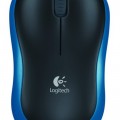 Logitech M185 Egér - Kék (910-002239)