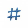 AKUKU Hűsítő rágóka Hashtag kék