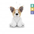 Zazu Danny fehér interaktív játszó és éneklő plüss kutyus