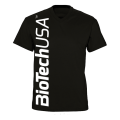 BioTechUSA USA férfi póló, fekete