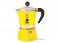 Bialetti 4982 Rainbow kotyogós kávéfőző, 3 adag, sárga