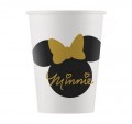 Minnie Disney papír pohár gold 8 db-os 200ml