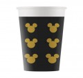 Mickey Disney papír pohár gold 8 db-os 160ml