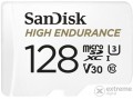 SanDisk 128GB High Endurance MicroSDXC memóriakártya, 100 MB/S,C10,U3,V30,A2