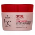 Schwarzkopf Professional BC Bonacure Peptide Repair Rescue Deep Nourishing Treatment maszk sérült hajra 200 ml