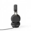 Nedis Szövetborítású Vezetékes Fejhallgató | Fülre Illeszkedő | 1,2 m-es Audiokábel | Antracit/Fekete Nedis FSHP100AT