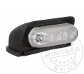 TruckerShop LED helyzetjelző lámpa 12/24V tetőre, lapos FEHÉR