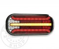 TruckerShop FULL LED hátsó lámpa STRIPS 12/24V rendszámvilágítással