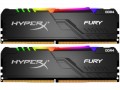 Kingston HYPERX Fury RGB DDR4 2x16GB 3200MHZ CL16 DIMM desktop memória készlet (HX432C16FB3AK2/32)