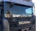 TruckerShop Scania S / R inox dísz a szélvédő aljára