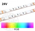 TruckerShop LED SZALAG 24V folyóméteres beltéri RGB színes (9W)