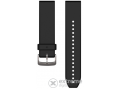 GARMIN Fenix 5 óraszíj, fekete ezüst csattal, QuickFit 22 mm