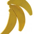 Rágcsáló játék és fogkoptató fából, banán formájú