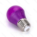 Led izzó G45 E27 4W Lila búrával