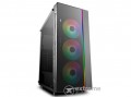 DEEPCOOL MATREXX 55 V3 ADD-RGB 3F számítógépház, fekete
