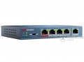 Hikvision DS-3E0105P-E (4 port 100Mbps, 58W, 1 uplink port, L2) switch PoE