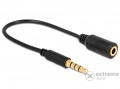 Delock 62498 sztereó jack 3.5 mm 4 pin - sztereó dugó 3.5 mm