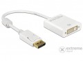 Delock 62600 Displayport adapter 1.2-dugós csatlakozó, fehér