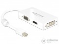 Delock 62630 mini Displayport adapter 1.1-dugós csatlakozó, fehér