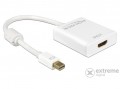 Delock 62612 mini Displayport adapter 1.2-dugós csatlakozó, 20cm, fehér