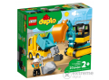 LEGO ® DUPLO® Town 10931 Teherautó és lánctalpas exkavátor