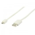 ValueLine kábel USB A-Micro 1m White (VLMP60410W1.00)