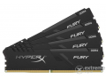 Kingston 64GB/3000MHz DDR-4 HyperX FURY memória kit, 4db 16GB, fekete