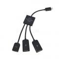 3 Portos Mikro USB OTG Adapter - OTG-hub