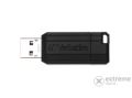 Verbatim PinStripe 128GB, USB 2.0, 10/4MB/sec pendrive, fekete