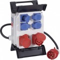 GAO CEE építkezési elosztó 2x CEE 5 pólusú + 4x 3 pólusú dugalj 400V 16A IP44 0512592555