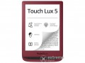 POCKETBOOK PB628-P-WW Touch Lux 5 ebook olvasó, piros