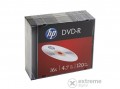 HP 4,7GB, 16x DVD-R lemez, vékony tok