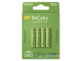 GP ReCyko NiMH tölthető akkumulátor, HR03 (AAA) 1000mAh, 4db, (B21114)