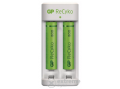 GP ReCyko Eco E211 akkumulátortöltő + ReCyko (B51211) AAA 800mAh, 2db