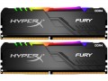 Kingston 2x32GB/3600MHz DDR4 HyperX FURY RGB desktop gamer memóriakészlet (HX436C18FB3AK2/64)