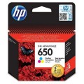 HP CZ102E Tintapatron Deskjet Ink Advantage 2510 sor nyomtatókhoz, 650, színes, 200 oldal