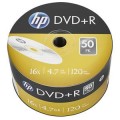 HP DVD+R lemez, 4,7 GB, 16x, zsugor csomagolás,