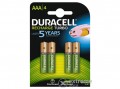 DURACELL 800 mAh AAA előtöltött akkumulátor 4db