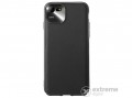 JOYROOM Star Lord műanyag, bőr hatású ultravékony tok Apple iPhone 7 4.7 készülékhez, fekete