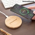 InnovaGoods Bambusz vezeték nélküli töltő
