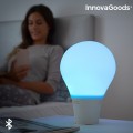 InnovaGoods Szilikonos LED lámpa hangszóróval Silitone
