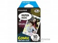 FUJI film Colorfilm Instax Mini Glossy film, comic, 10 db