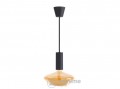 INESA LED dekor üveg lámpa E27 4,5W 470lm 2000K + lámpa függeszték kompakt fekete 1460mm